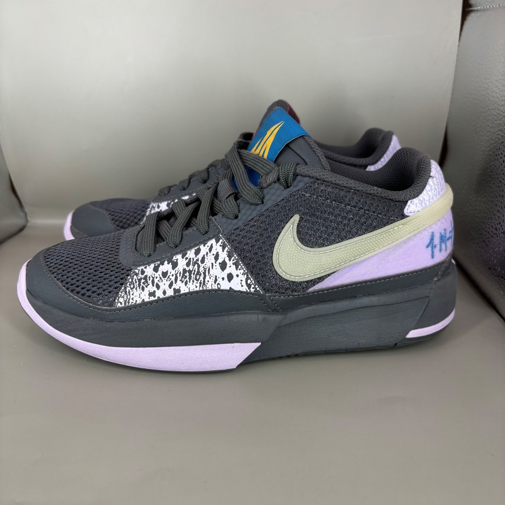 Nike Ja 1 Midnight Series Iron Grey Phantom DX2294-002 Kids 5.5Y - Picture 3 of 7